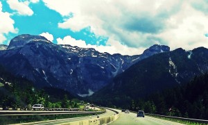 Alpii, văzuți din mașină